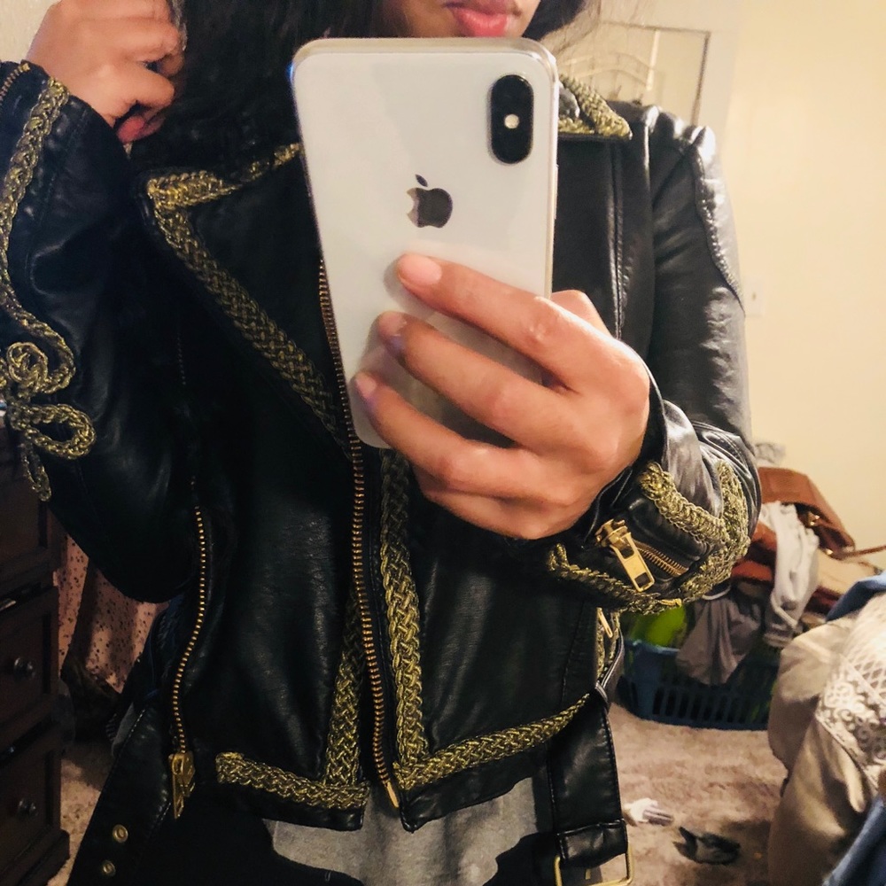 Leather jacket